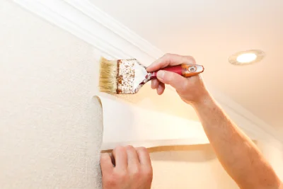 Pose de papier peint à Torfou — revêtements muraux et toiles de verre